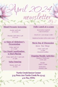 April 2024 newsletter