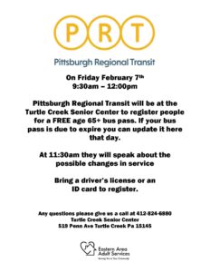 Free bus pass registration in February 2025