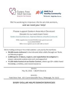 Donate to EAAS for the 2026 Highmark Walk in May
